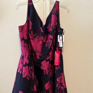 Short cocktail dress, plus size 20